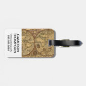  Wereldkaart Bagagelabel (Achterkant horizontaal)