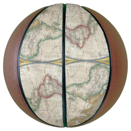  WERELDKAART BASKETBAL (Verticaal)