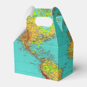 Wereldkaart Bedankdoosjes (Achterkant)
