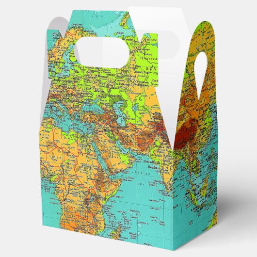 Wereldkaart Bedankdoosjes (Geopend)