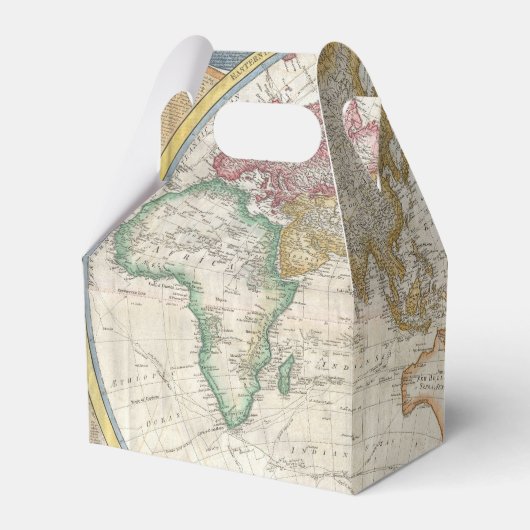  WERELDKAART BEDANKDOOSJES (Voorkant Zijde)