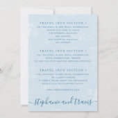 Wereldkaart bestemming | U PICK COLORS Wedding Kaart (Achterkant)