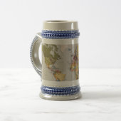 wereldkaart bierpul (Voorkant links)