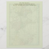 wereldkaart briefhoofd (Voorkant)