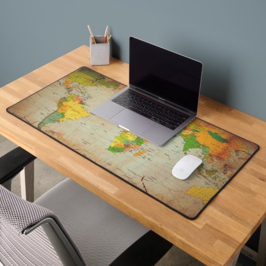 Wereldkaart Bureaumat (Kantoor 2)