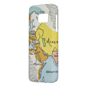WERELDKAART, c1300. Case-Mate Samsung Galaxy Hoesje (Achterkant Links)