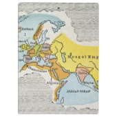 WERELDKAART, c1300. Klembord (Achterkant)