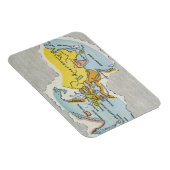 WERELDKAART, c1300. Magneet (Rechterzijde)