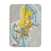 WERELDKAART, c1300. Magneet (Verticaal)