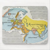 WERELDKAART, c1300. Muismat (Voorkant)