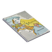 WERELDKAART, c1300. Notitieboek (Rechterzijde)