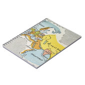 WERELDKAART, c1300. Notitieboek (Linkerzijde)