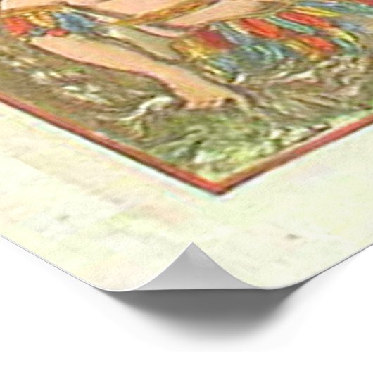 Wereldkaart c1694 Extra groot Poster (Hoek)