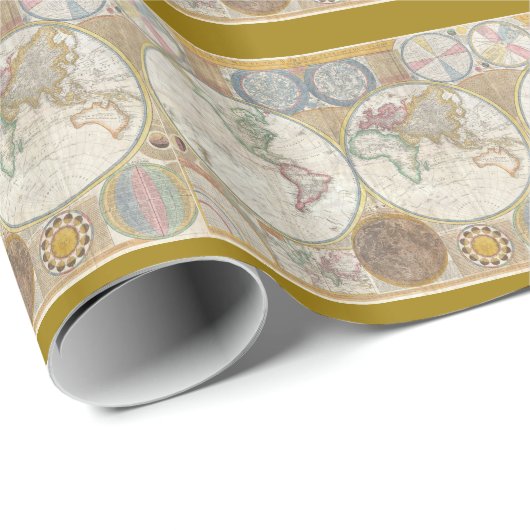 Wereldkaart Cadeaupapier (Rol Hoek)