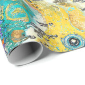 Wereldkaart cadeaupapier (Rol Hoek)