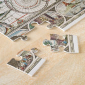 Wereldkaart Cartografie met illustraties Legpuzzel (Zijkant)