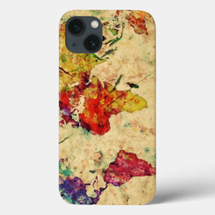  wereldkaart Case-Mate iPhone case