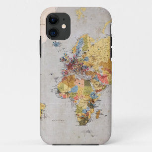 wereldkaart Case-Mate iPhone case