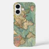 Wereldkaart Case-Mate iPhone Case (Achterkant)