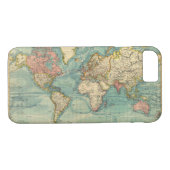 Wereldkaart Case-Mate iPhone Case (Achterkant (Horizontaal))