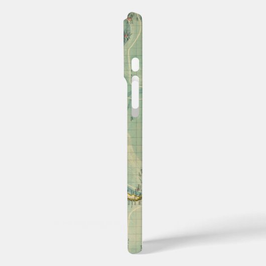  Wereldkaart Case-Mate iPhone Case (Achterkant / Links)