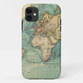  Wereldkaart Case-Mate iPhone Case (Achterkant)
