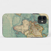  Wereldkaart Case-Mate iPhone Case (Achterkant (horizontaal))