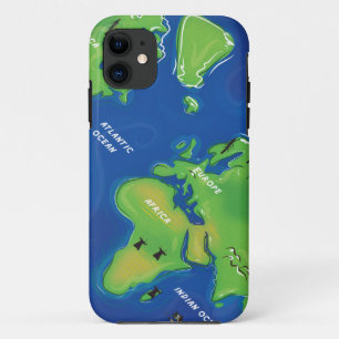 Wereldkaart Case-Mate iPhone Case