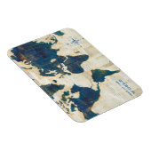 Wereldkaart collage magneet (Rechterzijde)