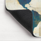wereldkaart collage muismat (Hoek)