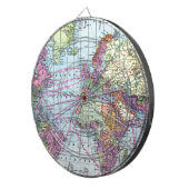  wereldkaart dartbord (Voorkant Rechts)