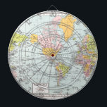 Wereldkaart Dartbord<br><div class="desc">kleurrijke  wereldkaart</div>
