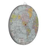  Wereldkaart Dartbord (Voorkant Links)