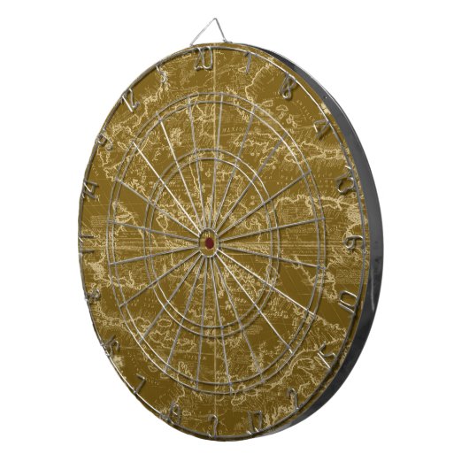 wereldkaart dartbord (Voorkant Rechts)