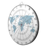Wereldkaart Dartbord (Voorkant Rechts)