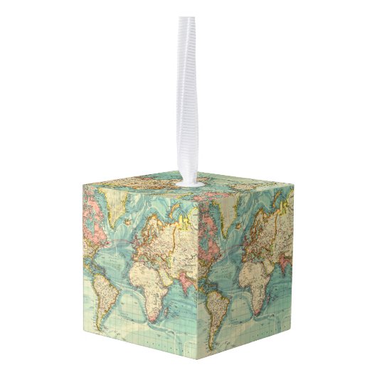  Wereldkaart Decoratie (Achter hoekig)