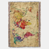  wereldkaart deken (Voorkant Verticaal)