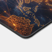 Wereldkaart Desk Mat Travel-Inspired Desk Pad (Hoek)