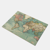  Wereldkaart Deurmat (Schuin)