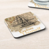  Wereldkaart Drankjes Onderzetter (Linkerzijde)