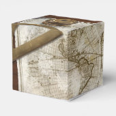 Wereldkaart en gereedschap Bedankdoosjes (Achterkant)