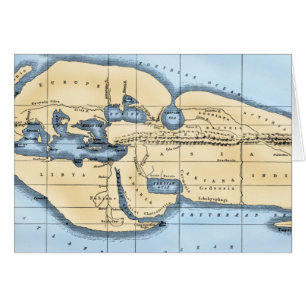 WERELDKAART: ERATOSTHENEN