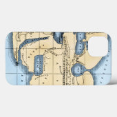 WERELDKAART: ERATOSTHENEN Case-Mate iPhone CASE (Achterkant (horizontaal))