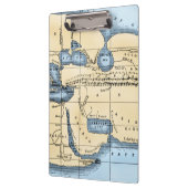 WERELDKAART: ERATOSTHENEN KLEMBORD (Links)