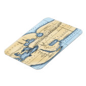 WERELDKAART: ERATOSTHENEN MAGNEET (Linkerzijde)