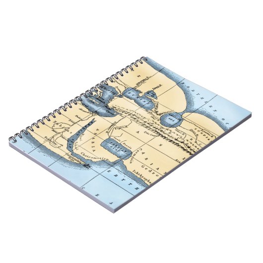 WERELDKAART: ERATOSTHENEN NOTITIEBOEK (Linkerzijde)