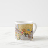 wereldkaart espresso kop (Voorkant rechts)