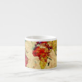 wereldkaart espresso kop (Voorkant)