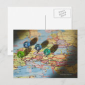 Wereldkaart, Europa Briefkaart (Voorkant / Achterkant)