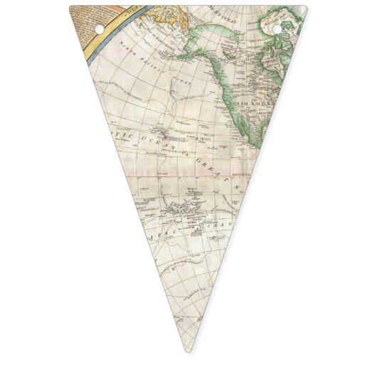 Wereldkaart Explorer Vlaggetjes (Derde vlag)